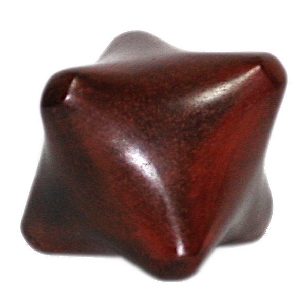 画像2: タイ産ローズウッド 木製 六角 ハンドマッサージボール (卸元蔵出し/同素材同商品再入荷不可)  (2)